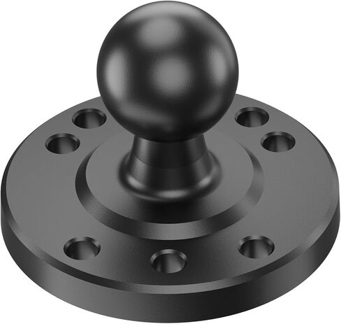OHLPRO 1 inch Ball Mount Base with 7-Hole AMPS Round Plate Mounting Adapter Compatible with RAM Mounts B Size Double Socket Arm and Devices Compatible with 1" Ball in Kuwait