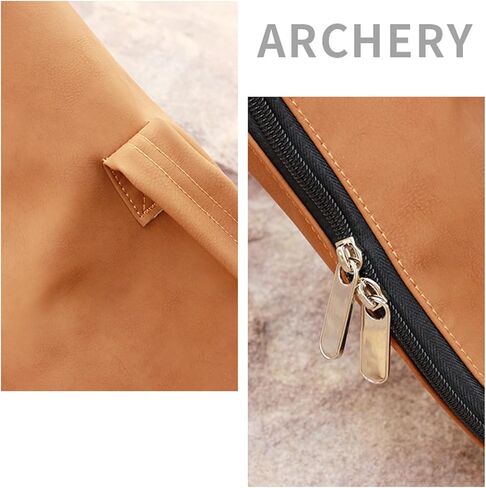 Archery Bow Bag 60 Inch Traditional Recurve Bow Case Leather Bow Storage Bag for Longbow Horse Bow in Saudi Arabia