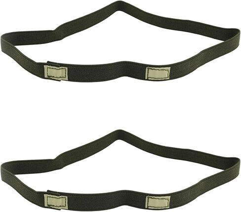 2PCS Green Tactical Helmet Strap Reflective Camo Strap Helmets Band Reflective Camo Helmet Band Straps for M1 M88 Helmet in Kuwait
