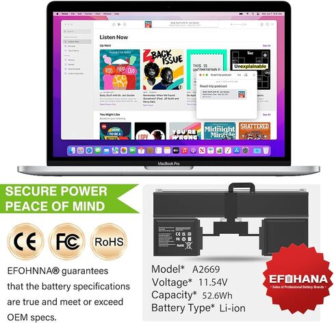 A2669 A2681 بطارية الكمبيوتر المحمول 52.6Wh بديلة لجهاز MacBook AIR 13 بوصة M2 2022 A2681 (EMC 4074) 661-26150 MLY23LL/A MLXX3LL/A MLXW3LL/A MLY33LL/A MLY43LL/A Series 11.54V in Kuwait