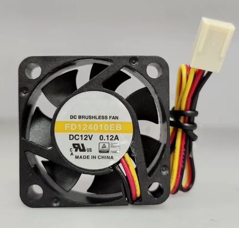 FD124010EB DC 12V 0.12A 40x40x10mm مروحة تبريد 3 أسلاك in Kuwait