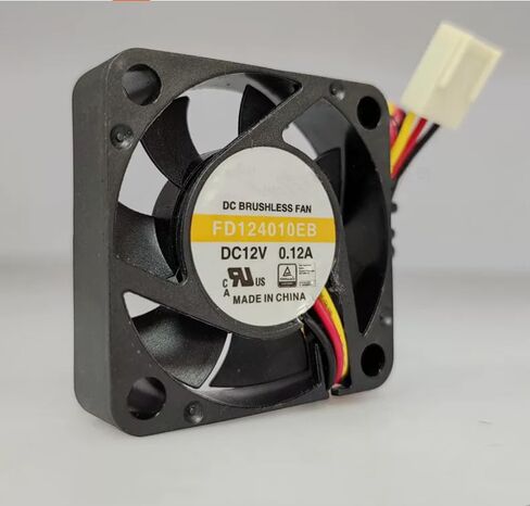 FD124010EB DC 12V 0.12A 40x40x10mm مروحة تبريد 3 أسلاك in Kuwait