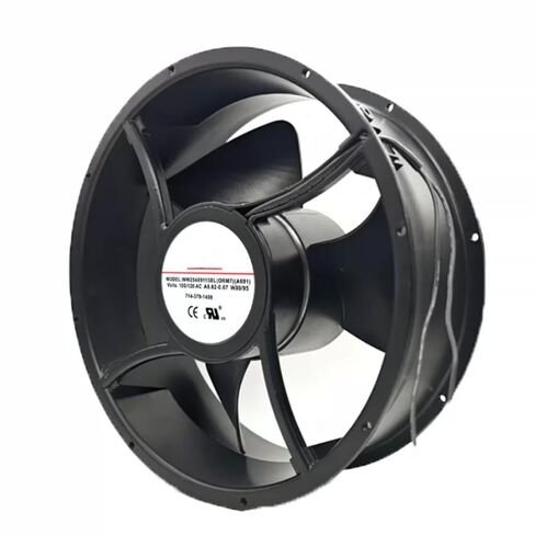 WW25489115BL(ORM7)(A691) تيار متردد 100/120 فولت 0.62/0.67 أمبير 254 × 254 × 89 ملم مروحة تبريد بسلكين in Kuwait