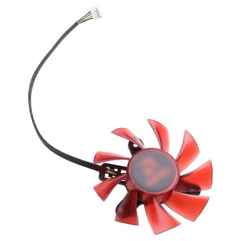 1 قطعة 75 مللي متر/2.95in الأحمر FD8015U12S VGA مروحة ل AMDRX570 580 المبرد بطاقة الرسومات مروحة التبريد 4Pin 12 فولت 0.5A in Kuwait