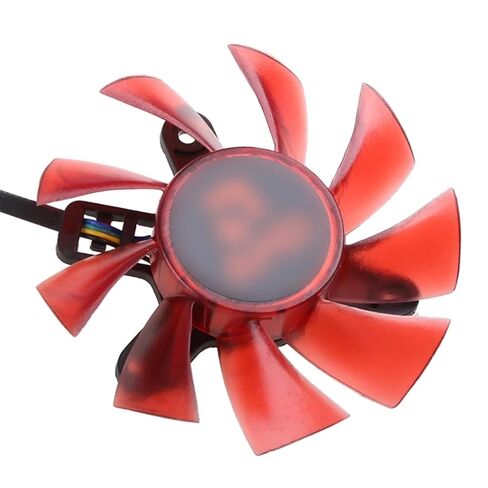 1 قطعة 75 مللي متر/2.95in الأحمر FD8015U12S VGA مروحة ل AMDRX570 580 المبرد بطاقة الرسومات مروحة التبريد 4Pin 12 فولت 0.5A in Kuwait