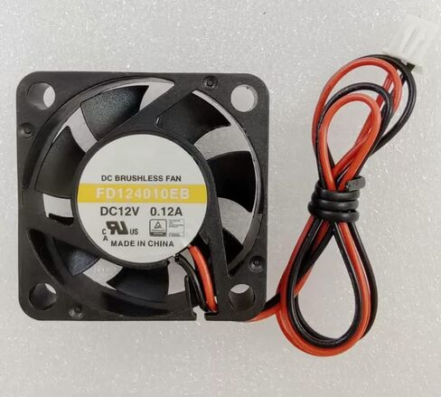 FD124010EB DC 12V 0.12A 40x40x10mm مروحة تبريد بسلكين in Kuwait
