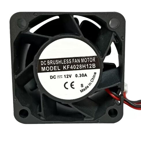 KF4028H12B DC 12V 0.30A 40x40x28mm مروحة تبريد بسلكين in Kuwait