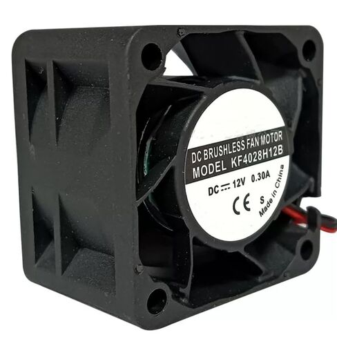KF4028H12B DC 12V 0.30A 40x40x28mm مروحة تبريد بسلكين in Kuwait