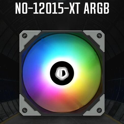 NO-12015-XT-ARGB Case Fan 15mm Thickness PWM Fan 5V 3 PIN Addressable PWM RGB Fan Slim Fan for Radiator/CPU Cooler in Kuwait