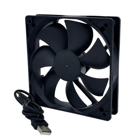 Spherical Bearing High Speed Fan Silent 12cm for 5 V 0.25A 2 Pin for Brushless Cooling Exhaust Fan 2200RPM for CPU in Kuwait
