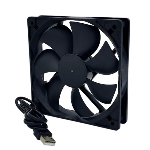 Spherical Bearing High Speed Fan Silent 12cm for 5 V 0.25A 2 Pin for Brushless Cooling Exhaust Fan 2200RPM for CPU in Kuwait