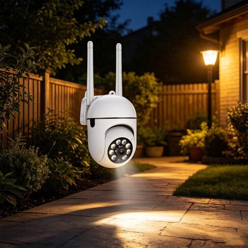 Light Bulb Security Camera，Wi-Fi Outdoor Surveillance Camera with Smart Detection, Colour Night Vision, Two-Way Audio in Kuwait