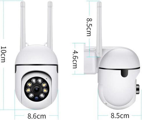 Light Bulb Security Camera，Wi-Fi Outdoor Surveillance Camera with Smart Detection, Colour Night Vision, Two-Way Audio in Kuwait