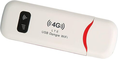 راوتر واي فاي محمول 4G LTE | نقطة اتصال محمولة تعمل بمنفذ USB مع فتحة SIM لـ 10 أجهزة متصلة، إشارة ثابتة للسفر والمكتب والمنزل in Kuwait