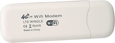 راوتر واي فاي محمول 4G LTE | نقطة اتصال محمولة تعمل بمنفذ USB مع فتحة SIM لـ 10 أجهزة متصلة، إشارة ثابتة للسفر والمكتب والمنزل in Kuwait