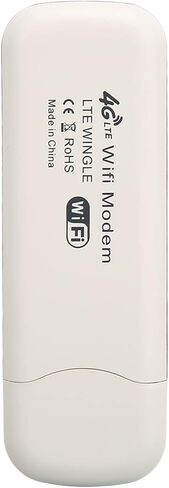 راوتر واي فاي محمول 4G LTE | نقطة اتصال محمولة تعمل بمنفذ USB مع فتحة SIM لـ 10 أجهزة متصلة، إشارة ثابتة للسفر والمكتب والمنزل in Kuwait