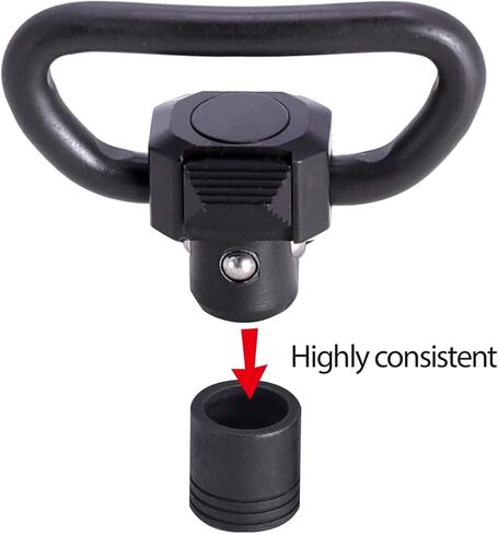 QDM Heavy Duty Quick-Disconnect Sling Swivel, Black in Kuwait