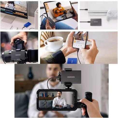 كابل ملفوف USB من النوع C لهاتف iPhone 15 16 17، Canon R5C R6 R7 R8، Sony A1 A9 A7S3 A7M4 A7RC كاميرا Samsung SSD، شاشة، تسجيل فيديو طاقة البيانات، زاوية يمين مستقيمة in Kuwait
