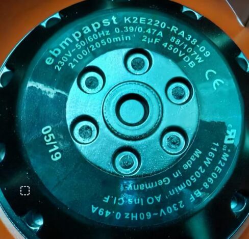 K2E220-RA38-09 230V 0.39 / 0.47A 88 / 107W 2100 / 2050RPM مروحة تبريد in Kuwait
