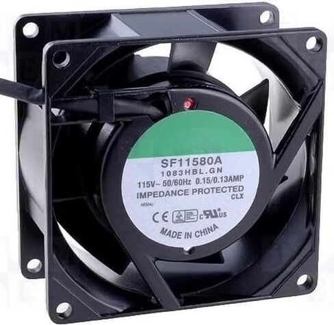 مروحة SF11580A SF11580A-1083HBL.GN AC115V 0.15-0.13A 8038 مروحة تبريد بسلكين in Kuwait