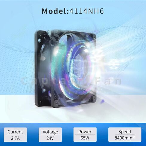 4114NH6 لمراوح Ebm Papst 24VDC 2.7A 12038 120 * 120 * 38 مم مروحة تبريد محورية in Kuwait