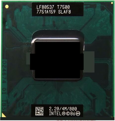 c Duo T7500 CPU (4M Cache, 2.2 جيجا هرتز, 800 ميجا هرتز FSB)، معالج كمبيوتر محمول ثنائي النواة لمجموعة شرائح 965 in Kuwait