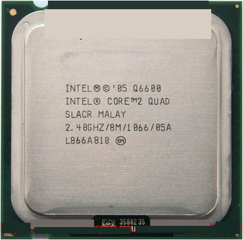 معالج CPU c 2 Quad Q6600.40 جيجا هرتز/8 متر/1066 ميجا هرتز مقبس رباعي النواة 775 شحن سريع للخارج in Kuwait