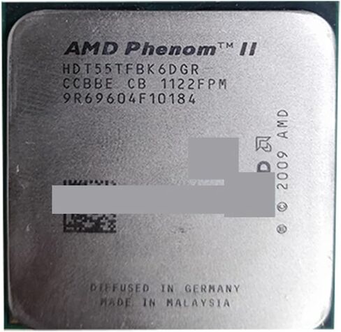 معالج ph X6 1055T X6-1055T 2.8 جيجا هرتز وحدة المعالجة المركزية Enam Inti HDT55TFBK6DGR 125 واط Soket AM3 938pin in Kuwait