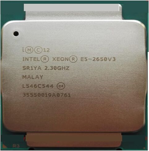 وحدة المعالجة المركزية Xeon E5-2650V3 2.30 جيجا هرتز 10-Core 25M 105W LGA2011-3 E5-2650 V3 معالج E5 2650V3 شحن مجاني 2650 in Kuwait
