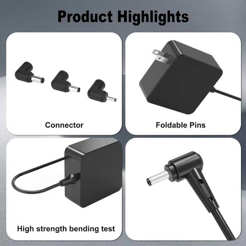 65W 45W 33W Charger for Asus Vivobook 14 15 17 Flip 14 15, S13 S14 S15 Laptop ﻿ in Kuwait