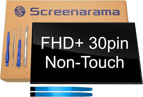 استبدال شاشة SCREENARAMA الجديدة لجهاز Lenovo FRU 5D10V82454 NE140WUM-N6G V8.0 (غير لامع) 30pin FHD+ 1920x1200 IPS LCD LED مع أدوات وشريط in Kuwait
