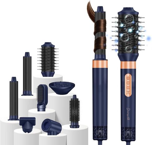 DORISILK Hair Dryer Brush Blow Dryer Brush in One 4 in 1, Hair Brush Blow Dryer 1000W Heating, Round Blowout Brush Hair Dryer and Styler Volumizer One Step for Short/Med/Long Hair Anti-Frizz in Saudi Arabia