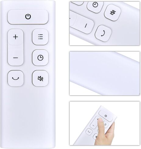 Replacement Remote Control Compatible with DREO Tower Fan for Bedroom, Quiet Floor Fan, 90° Oscillating Fans for Indoors only for DR-HTF007 White in Kuwait