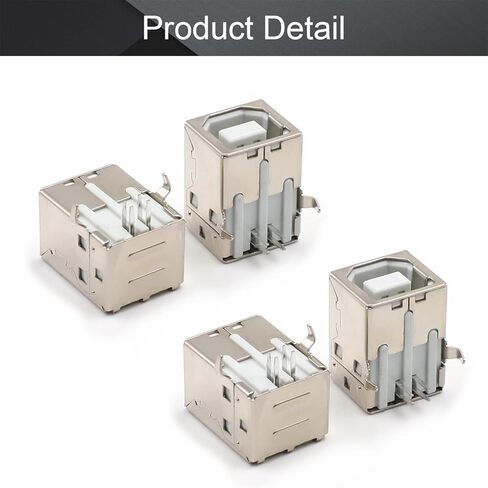 PCB USB Connector Type B Female Jack 4 Pin 90 Degree 10Pcs,WuJuntool in Kuwait
