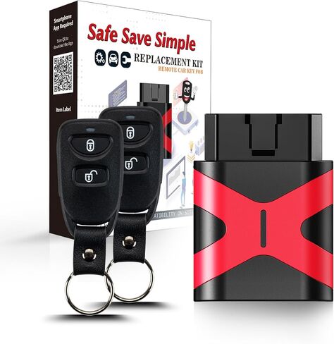 Simple Key Fob Keyless Entry Remote, Replacement for Hyundai Santa Fe 2007 2008 2009 2010 2011 2012 Remote PINHA-T038 (2) in Kuwait
