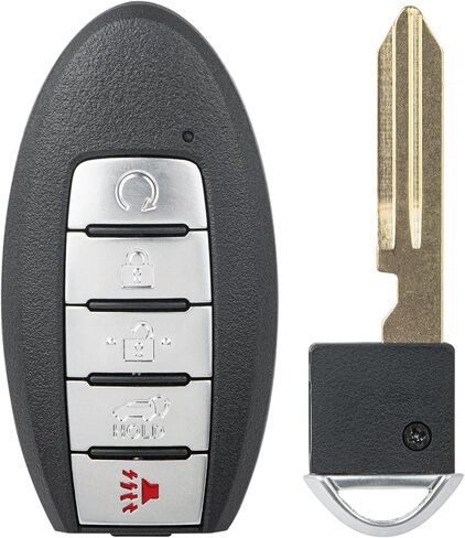 Vurkcy Key Fob Replacement for 2019-2023 Nissan Altima/ 20-23 Versa Sentra Car Keyless Entry Remote Control, KR5TXN4, 5 Buttons in Kuwait