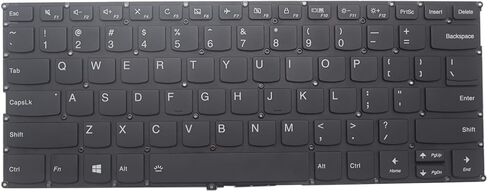 لوحة مفاتيح بديلة جديدة لجهاز Lenovo Ideapad 320S-13IKB 720S-14IKB V720-14 V720-14IKB V720-14-ISE 7000-13 Yoga 720-13IKB 720-13ISK 720-13KBR بإضاءة خلفية أمريكية in Kuwait
