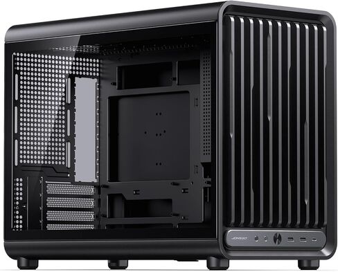 JONSBO D33 Black Micro ATX PC Case,High Airflow MATX case with Tempered Glass Panel,9 Fan Positions,High Compatibility,Supports MATX BTF MB, 435mm GPU/360AIO/172mm Air Cooler,ATX/SFX PSU,Black in Kuwait