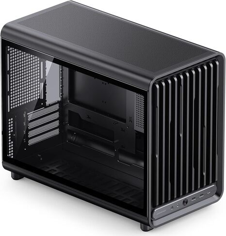 JONSBO D33 Black Micro ATX PC Case,High Airflow MATX case with Tempered Glass Panel,9 Fan Positions,High Compatibility,Supports MATX BTF MB, 435mm GPU/360AIO/172mm Air Cooler,ATX/SFX PSU,Black in Kuwait