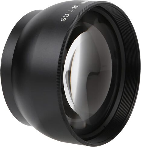 49MM 2X Magnification Telephoto Lens, High Definition Super Telephoto Lens with 62mm Front Thread for All 49mm Filter Interface Camera Lenses in Kuwait
