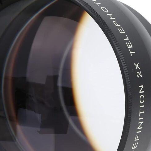 49MM 2X Magnification Telephoto Lens, High Definition Super Telephoto Lens with 62mm Front Thread for All 49mm Filter Interface Camera Lenses in Kuwait