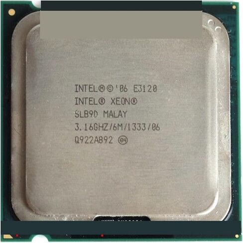 CPU Xeon E3120 SLB9D Processor 3.16GHz/6M/1333MHz Dual-Core Socket 775 Equal to E8500 in Kuwait