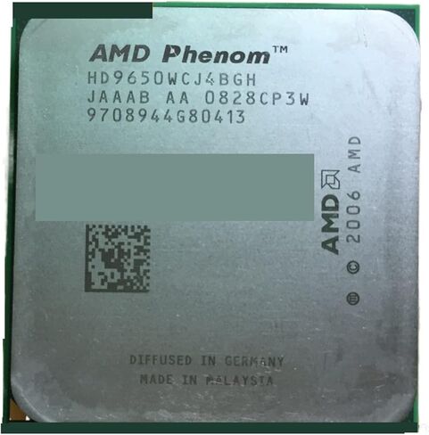 A ph X4 9650 (HD9650WCJ4BGH) وحدة المعالجة المركزية 2.3 جيجا هرتز Quad c مقبس AM2 + Dapat Bekerja in Kuwait