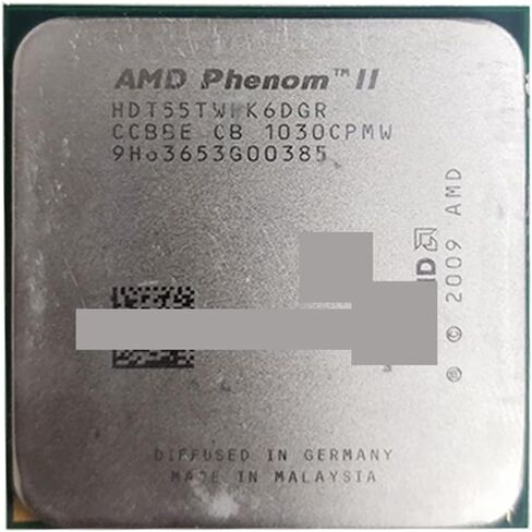 A ph X6 1055T X6-1055T 2.8GHz Prosesor CPU Enam Inti HDT55TWFK6DGR 95W Soket AM3 938pin in Kuwait