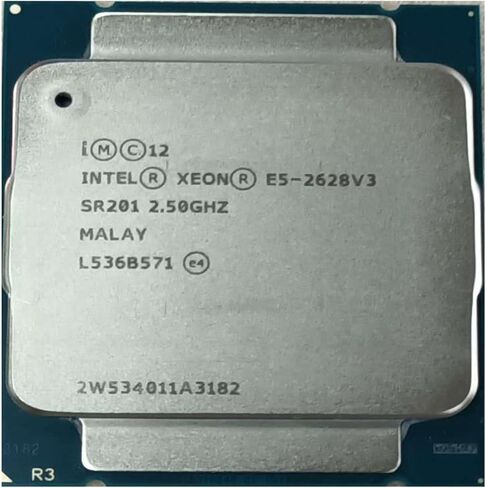 زيون E5 2628 V3 2.50 جيجا هرتز 8-النواة 8-الموضوع 2628V3 LGA2011-V3 85W 22nm E5-2628V3 وحدة المعالجة المركزية E5-2628 in Kuwait