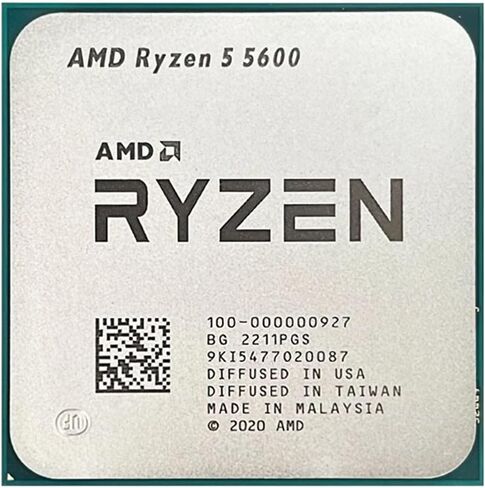 معالج وحدة المعالجة المركزية AR 5 5600 R5 3. جيجا هرتز سداسي النواة اثني عشر خيط 7NM L3 = 32M 100-000000927 مقبس AM4 in Kuwait
