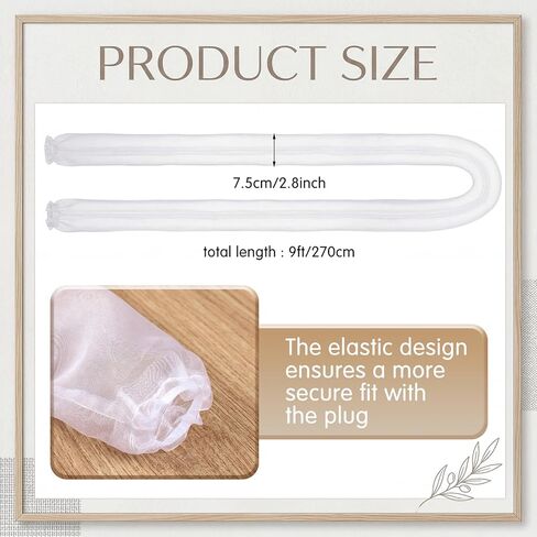 9 ft Decorative Fabric Cord Cover Organza Fabric Cord Cover for Wires Fabrics Cable Sleeve TV Computer Phone Charger Lamps Home & Office Cable Management in Kuwait