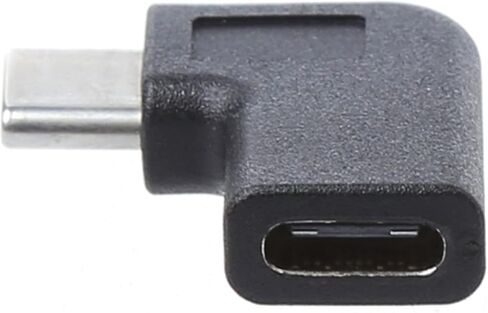2X 90 Degree Right Angle USB 3.1 Type C Male to Female USB-C Converter Adapter in Kuwait