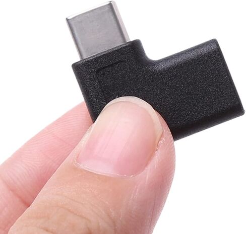 2X 90 Degree Right Angle USB 3.1 Type C Male to Female USB-C Converter Adapter in Kuwait