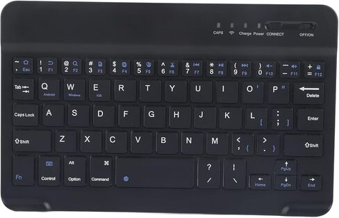 Honio Slient Keyboard, Black Portable Waterproof Wireless Keyboard, for Smart Phone Desktop Laptop in Kuwait